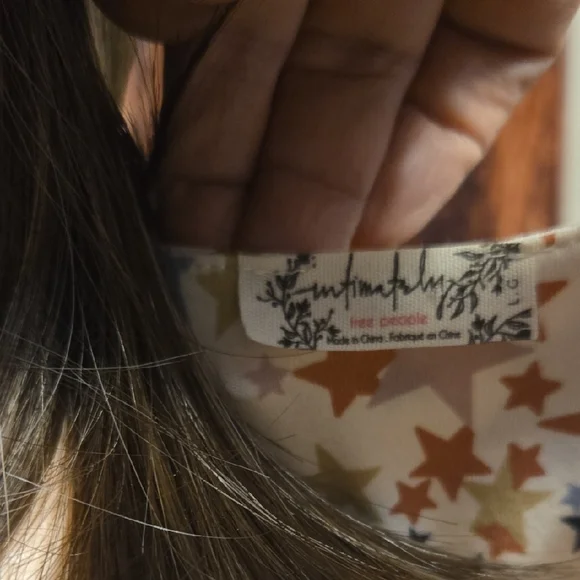 #001 Free People Starry Night Bodysuit - Multicolor - Picture 3 of 4